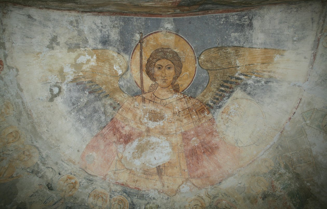 Ärkeängeln Mikael, 1100-talet av Ancient Russian frescos