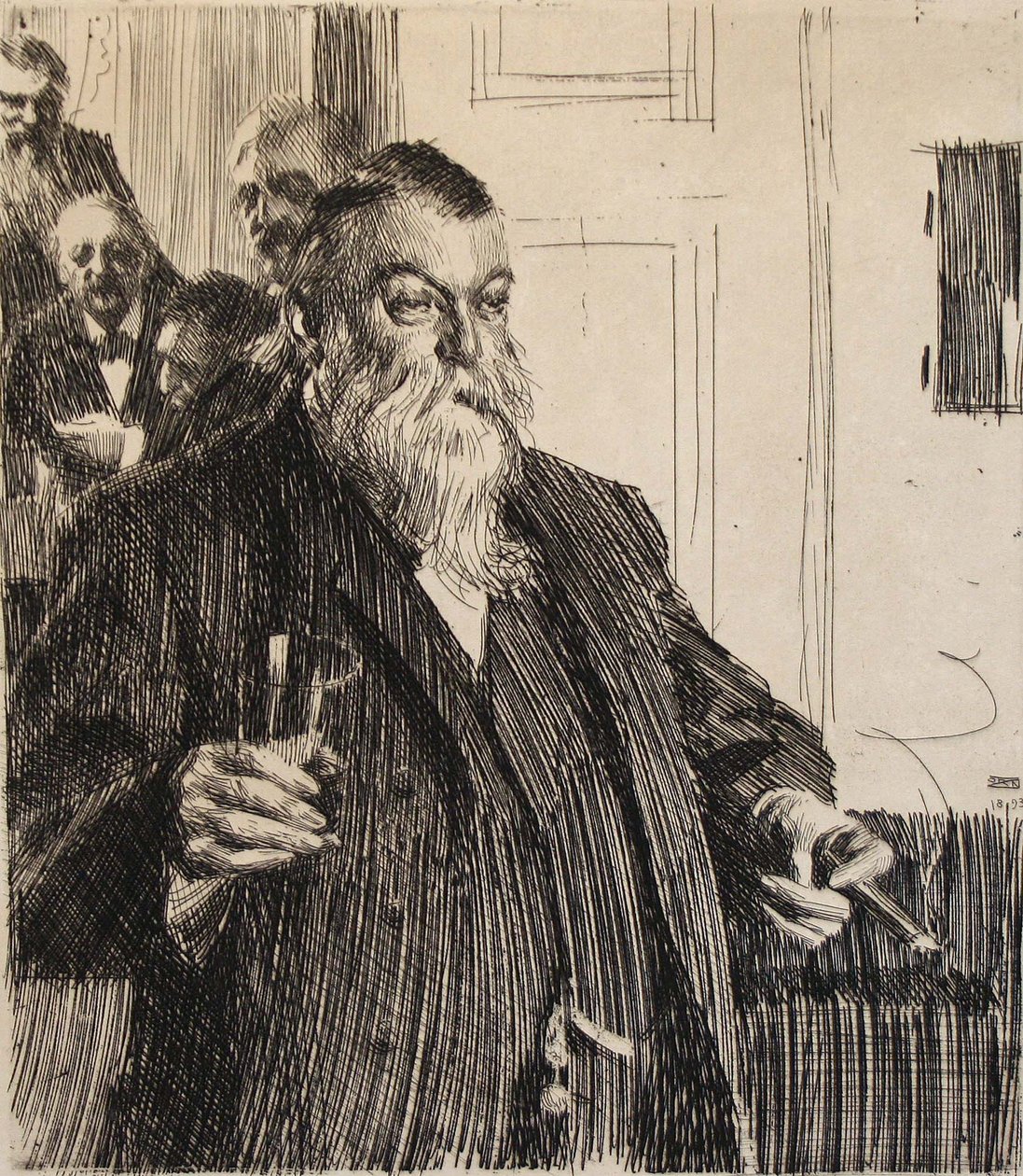 A Toast  av Anders Leonard Zorn