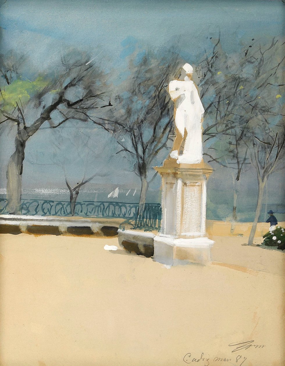 Alamedan i Cádiz  av Anders Leonard Zorn