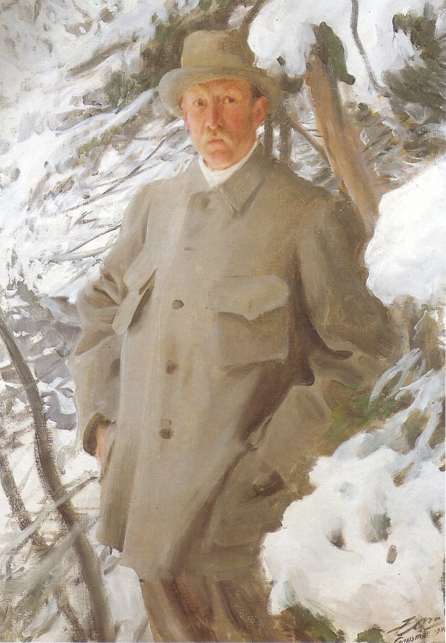 Bruno Liljefors  av Anders Leonard Zorn