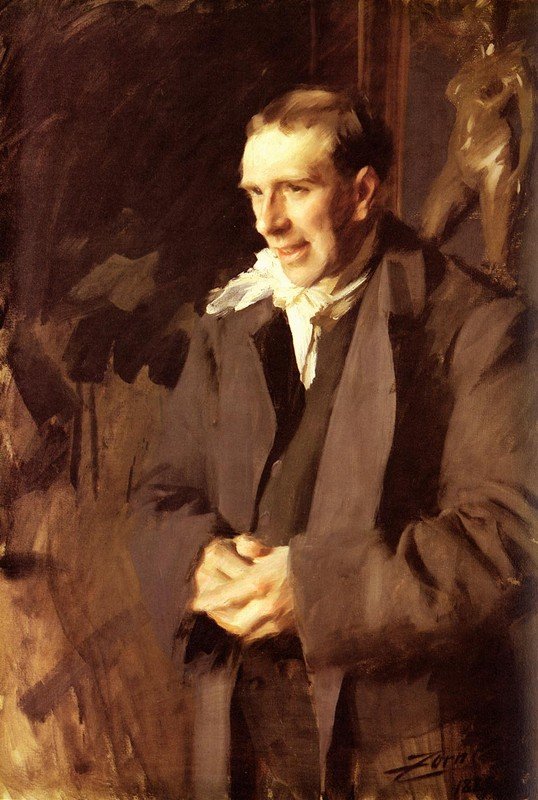 Coquelin Cadet  av Anders Leonard Zorn