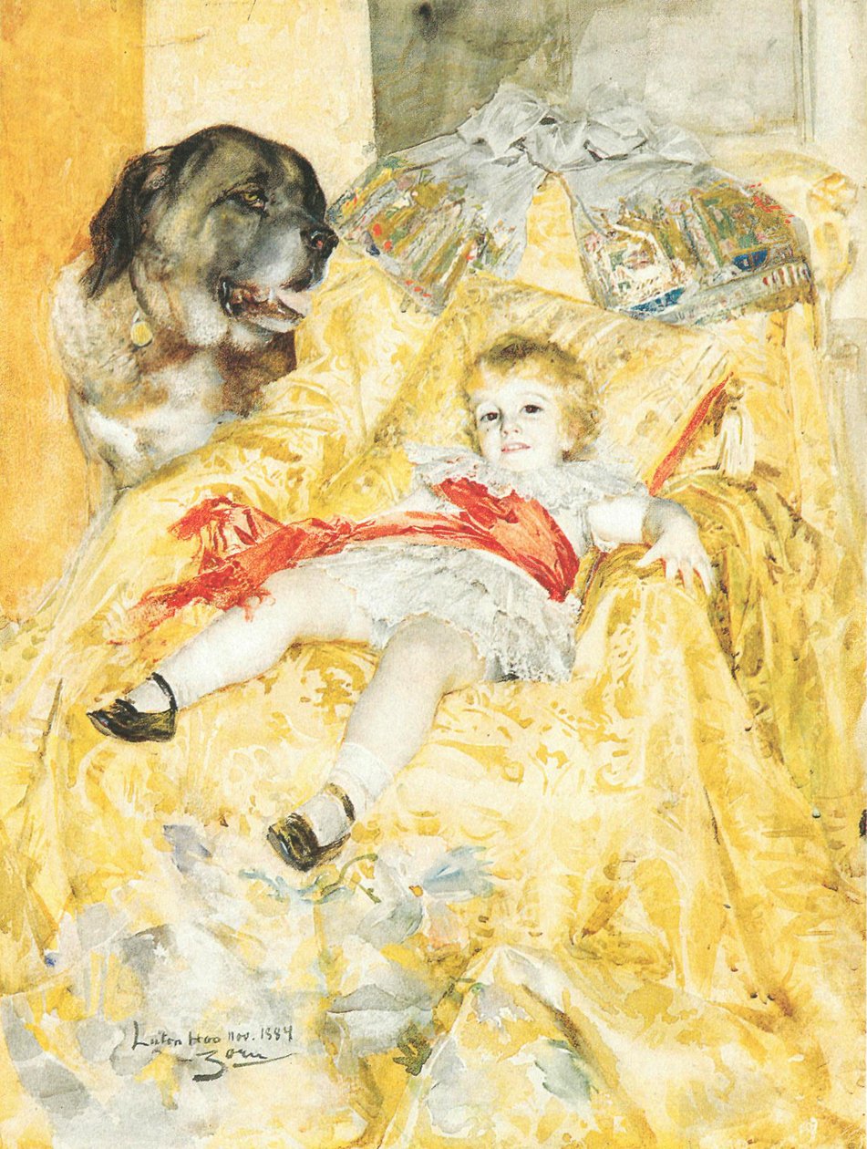 Drengen Falbe av Anders Leonard Zorn
