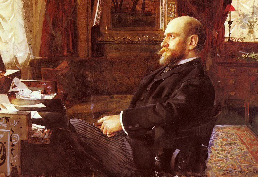 Ernest Cassel  av Anders Leonard Zorn