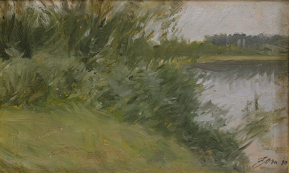 Island in Saxviken 1890  av Anders Leonard Zorn