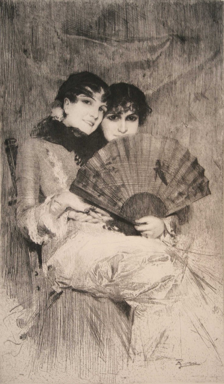 Kusinerna av Anders Leonard Zorn