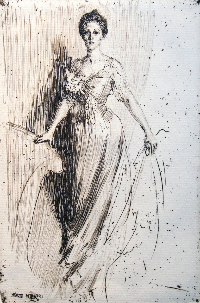 Miss Lurman  av Anders Leonard Zorn