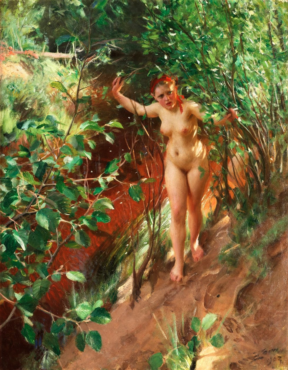 Röd sand av Anders Leonard Zorn
