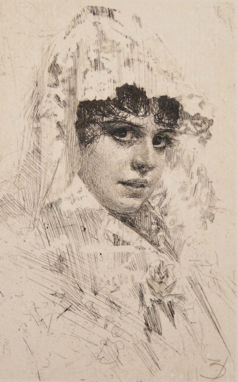 Spanish Woman  av Anders Leonard Zorn