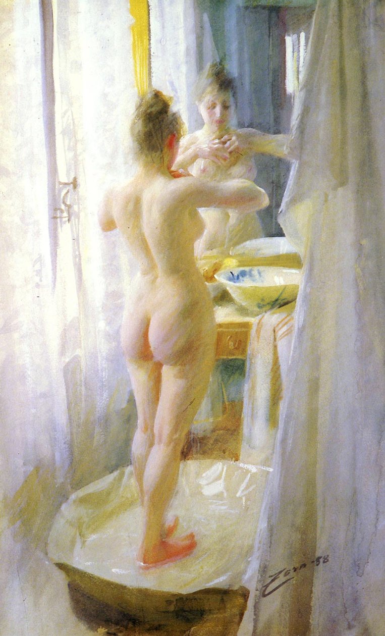 The Tub  av Anders Leonard Zorn