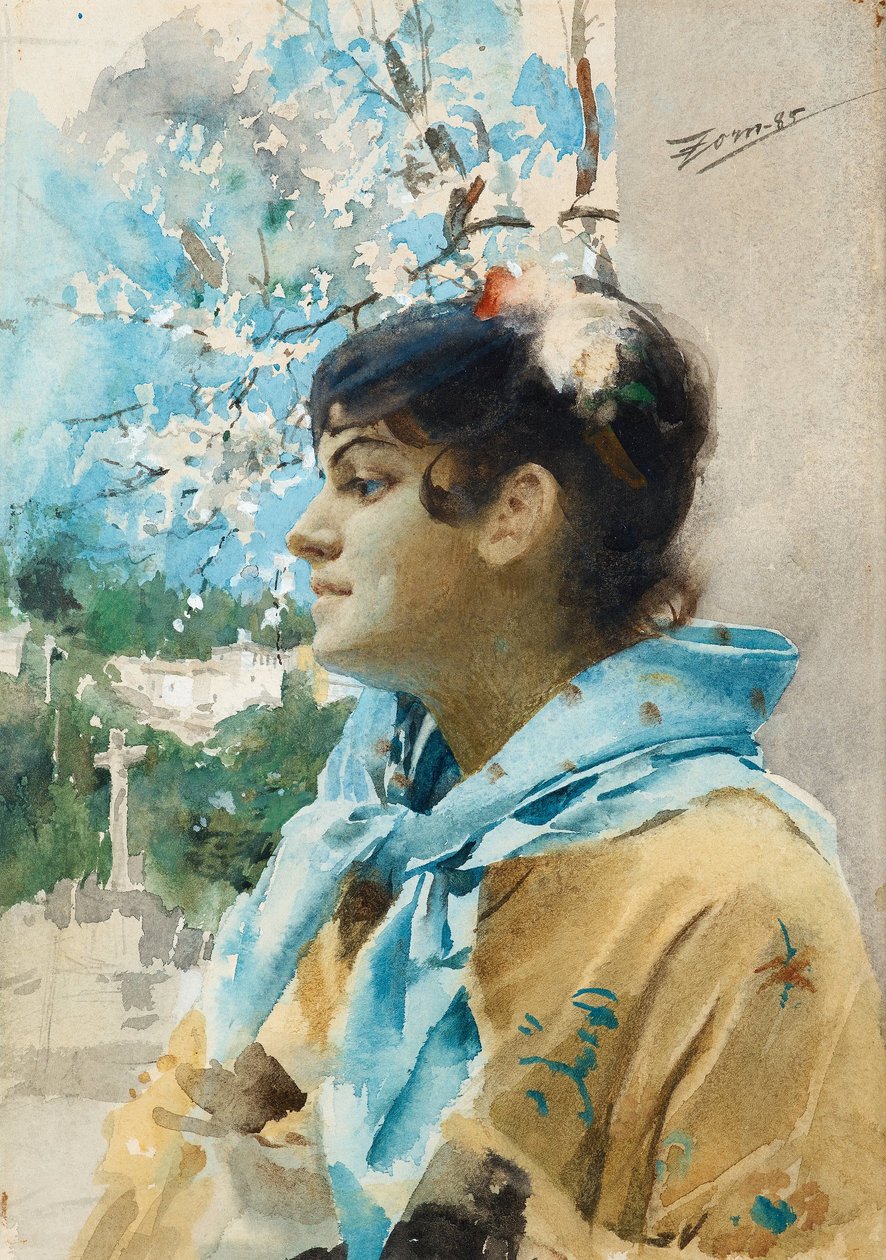 Spanjorska i profil I av Anders Leonard Zorn