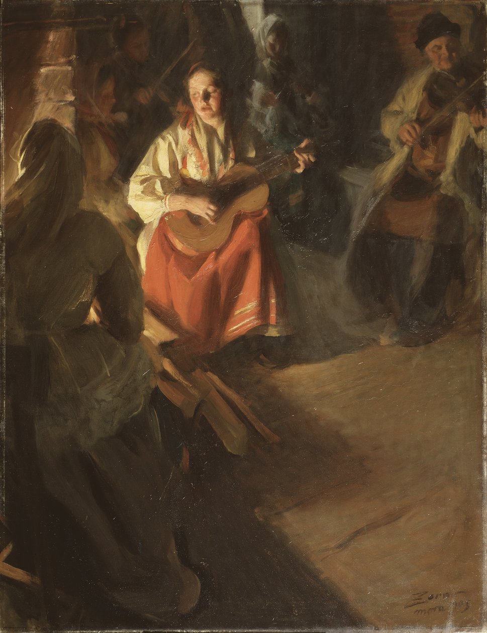 En musikalisk familj, 1905 av Anders Leonard Zorn