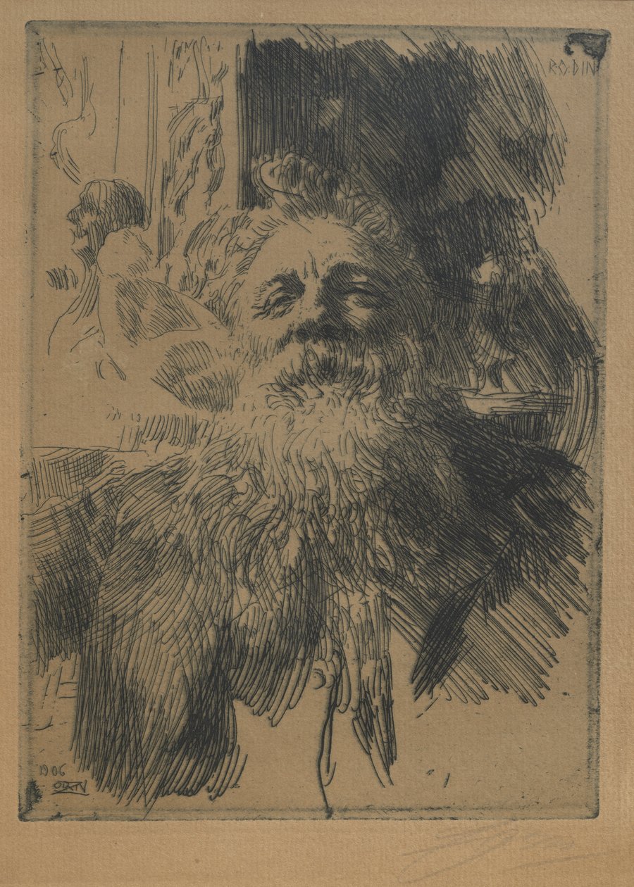 Auguste Rodin av Anders Leonard Zorn