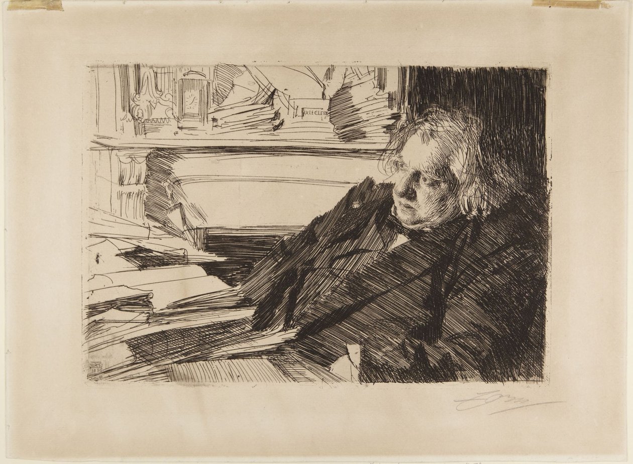 Ernest Renan av Anders Leonard Zorn