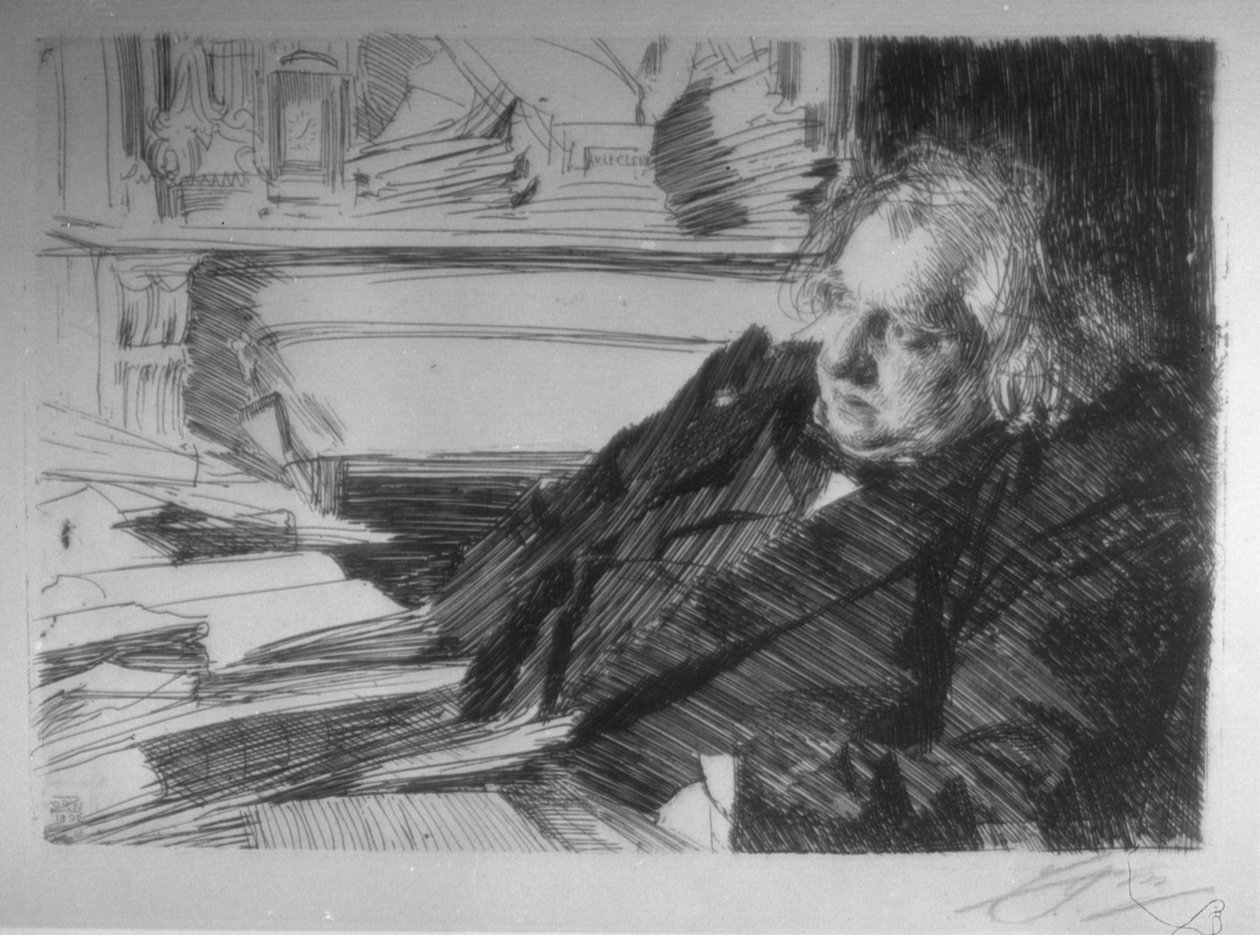 Ernest Renan av Anders Leonard Zorn