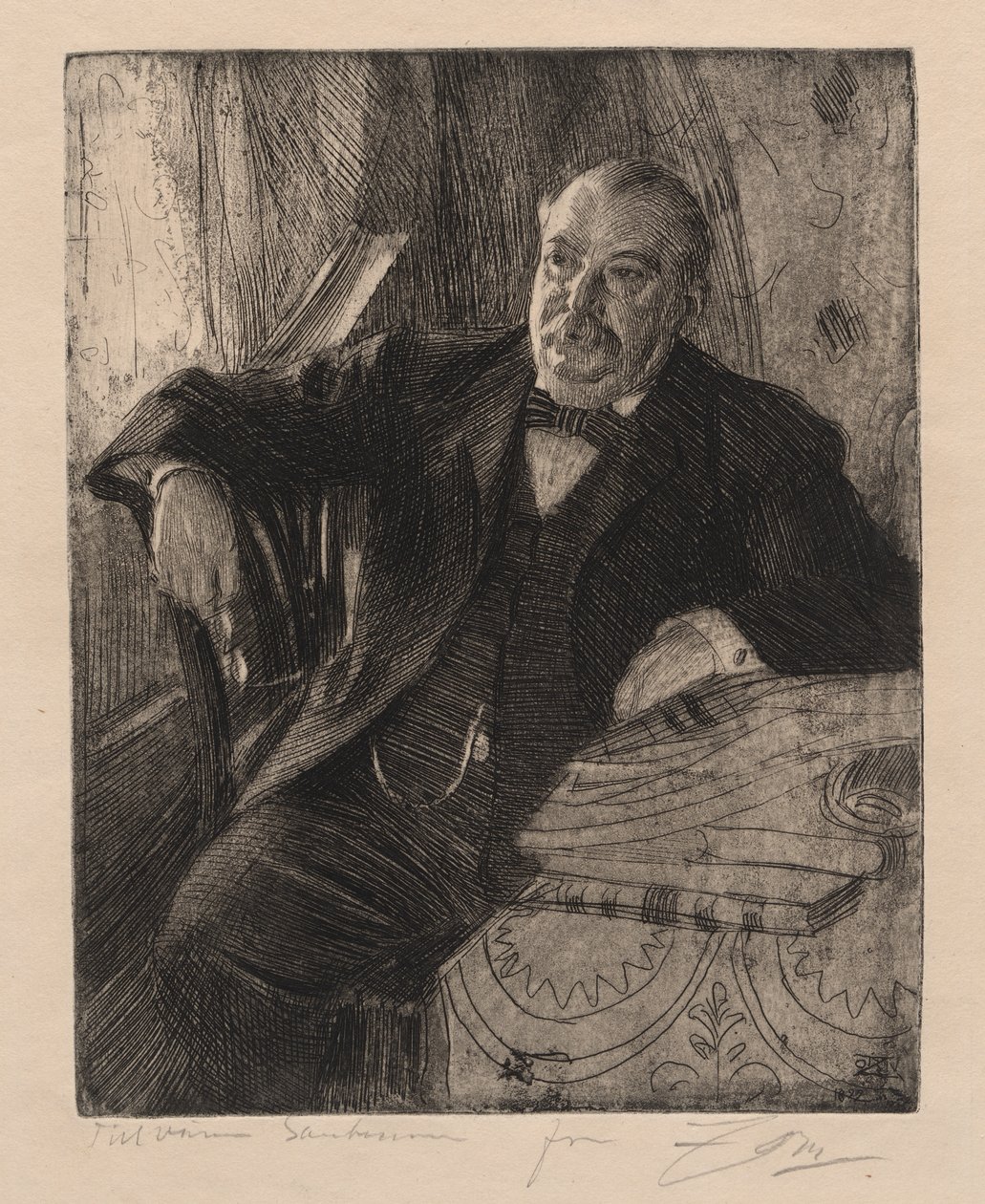 Grover Cleveland av Anders Leonard Zorn