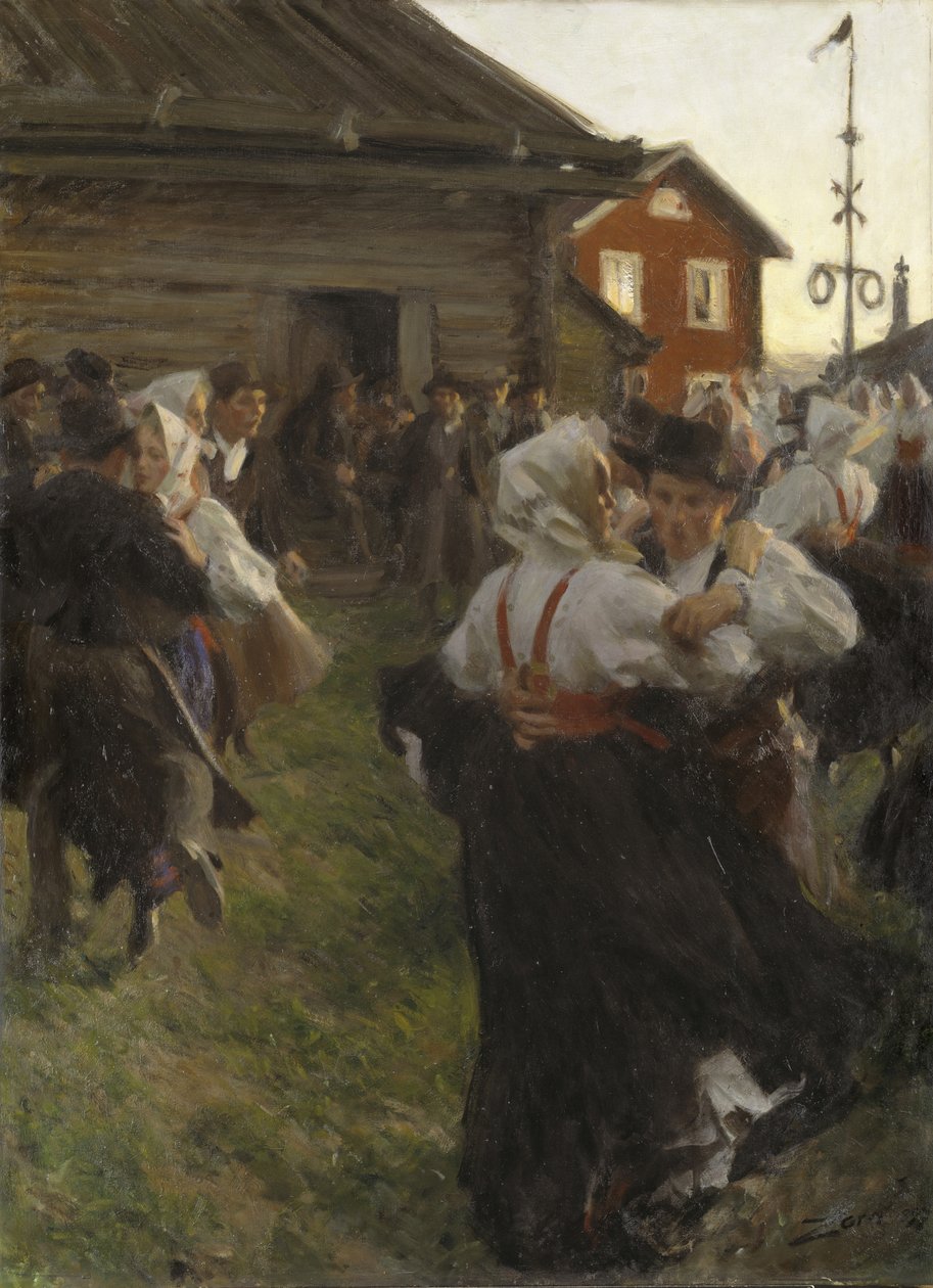 Midsommardans av Anders Leonard Zorn