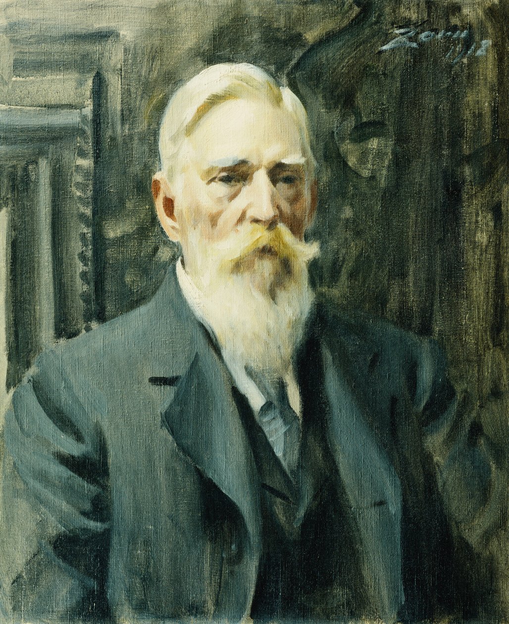 Porträtt av Carl Axel Söderlund, 1918 av Anders Leonard Zorn