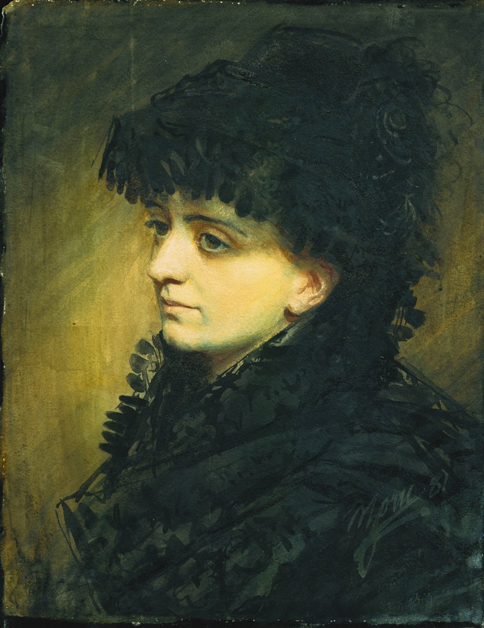 Porträtt av Jeanna Heijkenskjold, 1881 av Anders Leonard Zorn