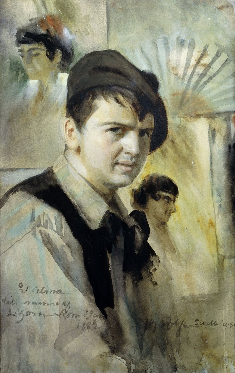 Porträtt av konstnären, 1881 av Anders Leonard Zorn