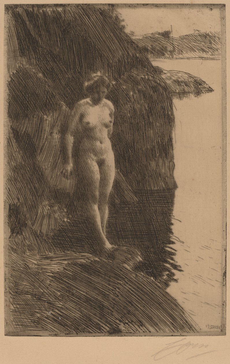 Stup, 1909. av Anders Leonard Zorn