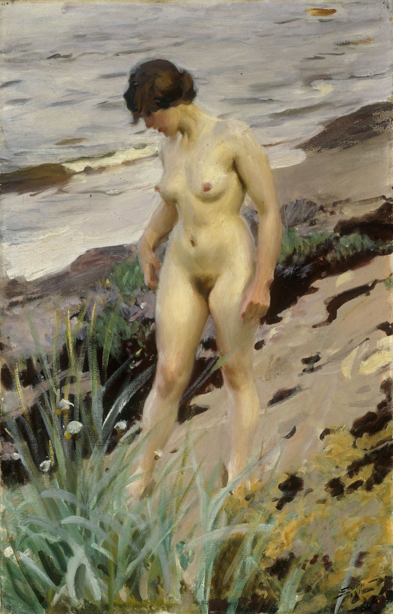 Sandhamn Study, 1914 av Anders Leonard Zorn