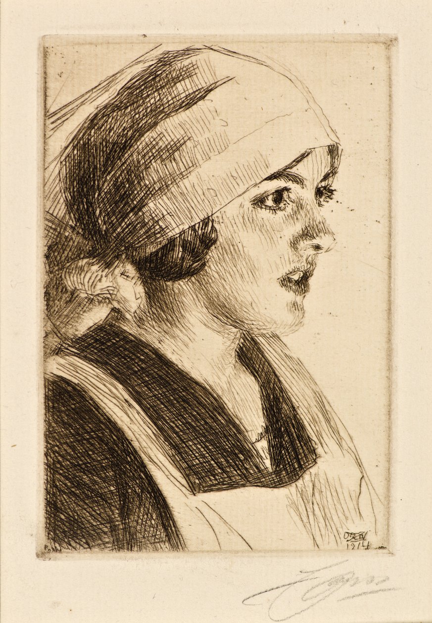 Studie av en kvinna av Anders Leonard Zorn