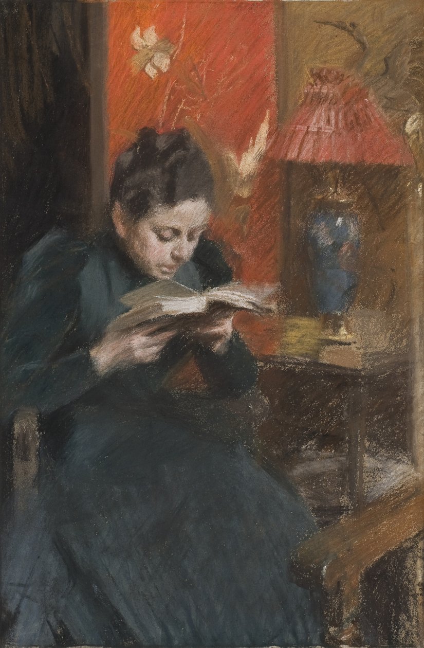Konstnärens fru, 1889 av Anders Leonard Zorn