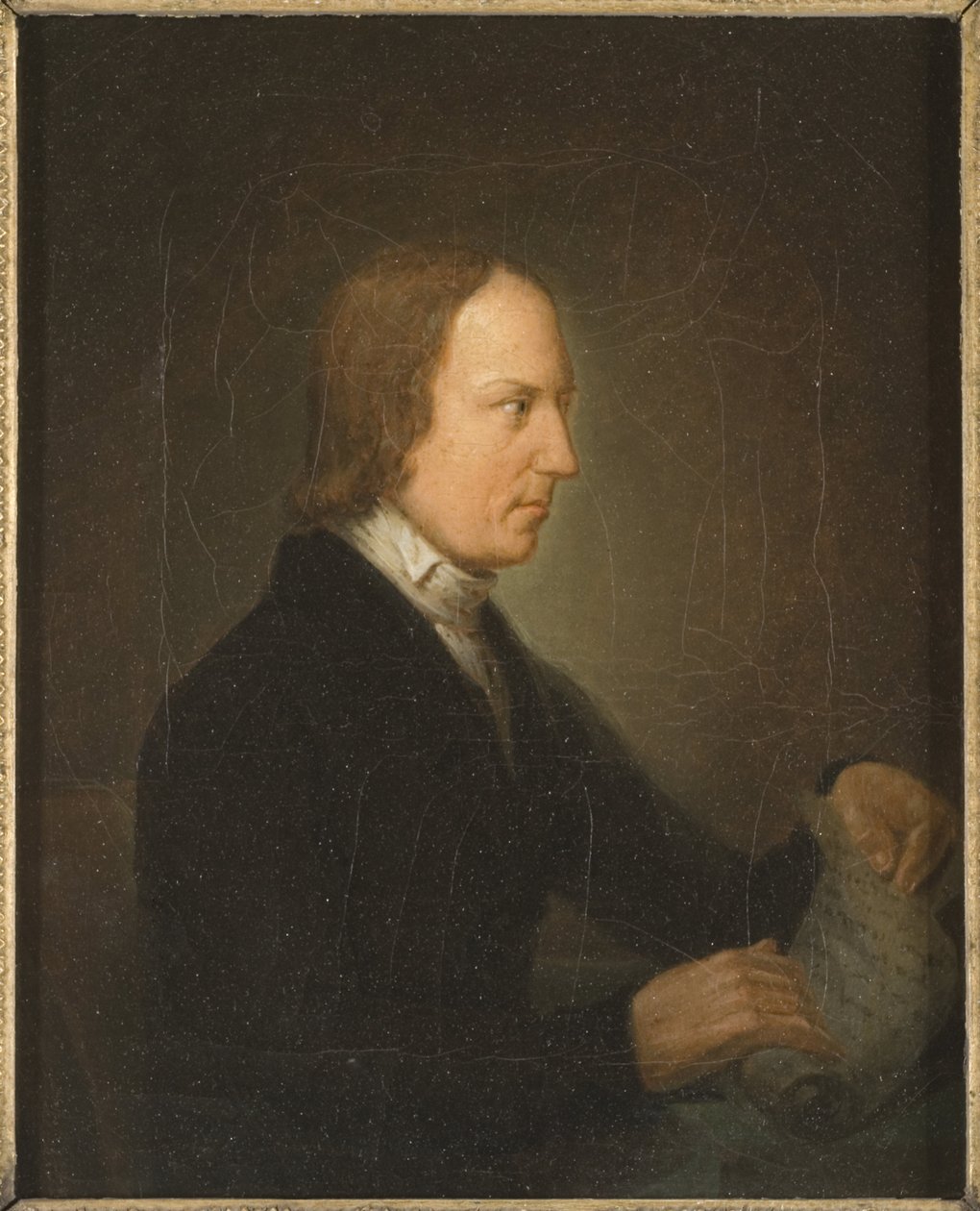Lorenzo Hammarskold, critique litteraire et historien de la litterature - Portrait of Lorenzo Hammarskoeld (1785-1827), by Lundqvist, Anders (1803-1853). Oil on canvas. Dimension : 26x21 cm. Nationalmuseum Stockholm av Anders Lundqvist