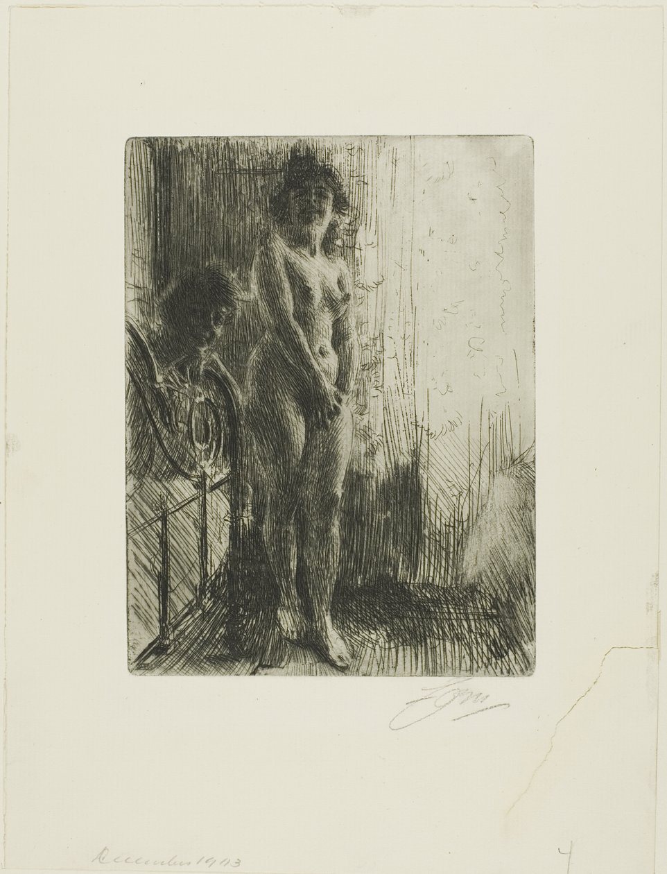 Ett mörkt hörn av Anders Leonard Zorn