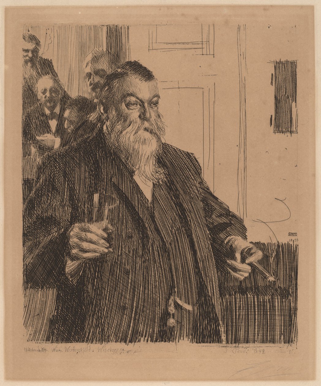 En Toast II av Anders Leonard Zorn