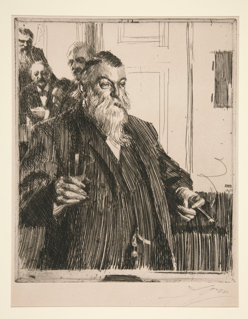 En skål II av Anders Zorn