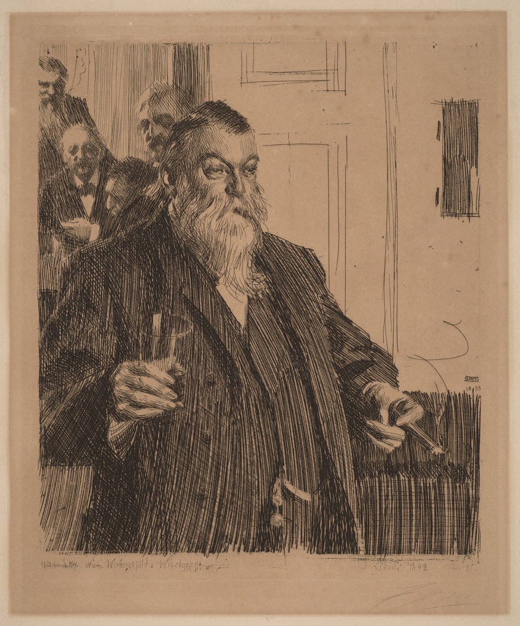 En skål II av Anders Zorn
