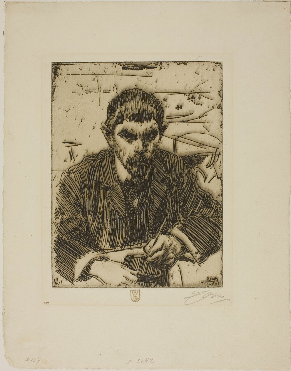 Albert Engström av Anders Zorn