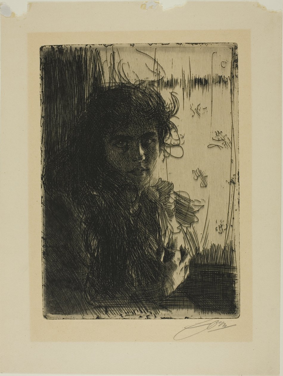En irländsk tjej eller Annie av Anders Leonard Zorn