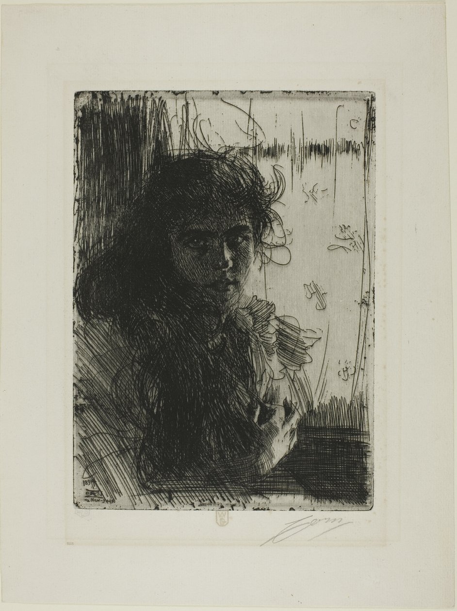 En irländsk tjej eller Annie av Anders Leonard Zorn