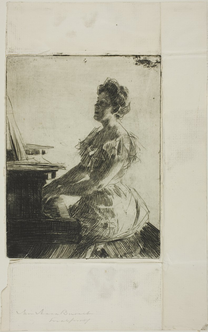 Vid pianot av Anders Leonard Zorn