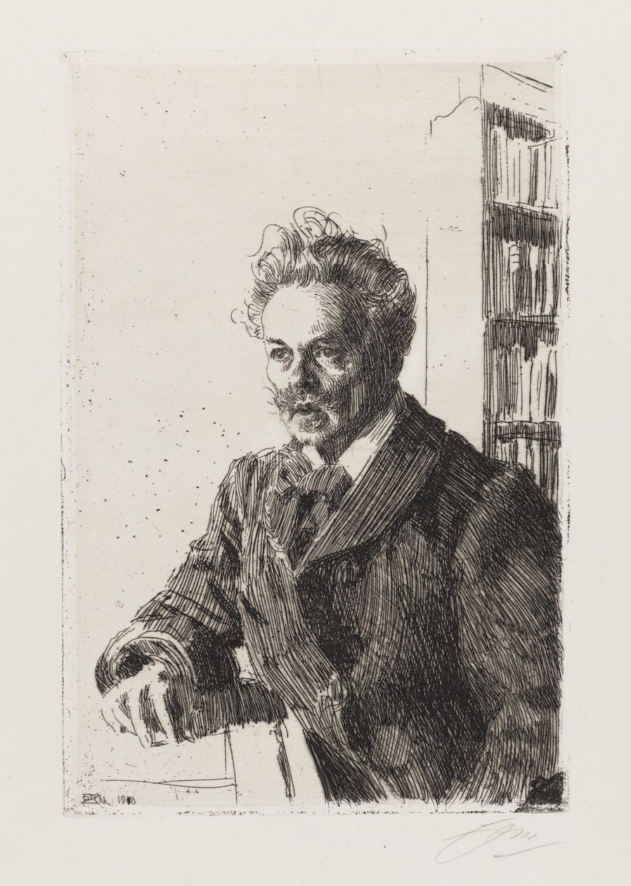 August Strindberg av Anders Zorn