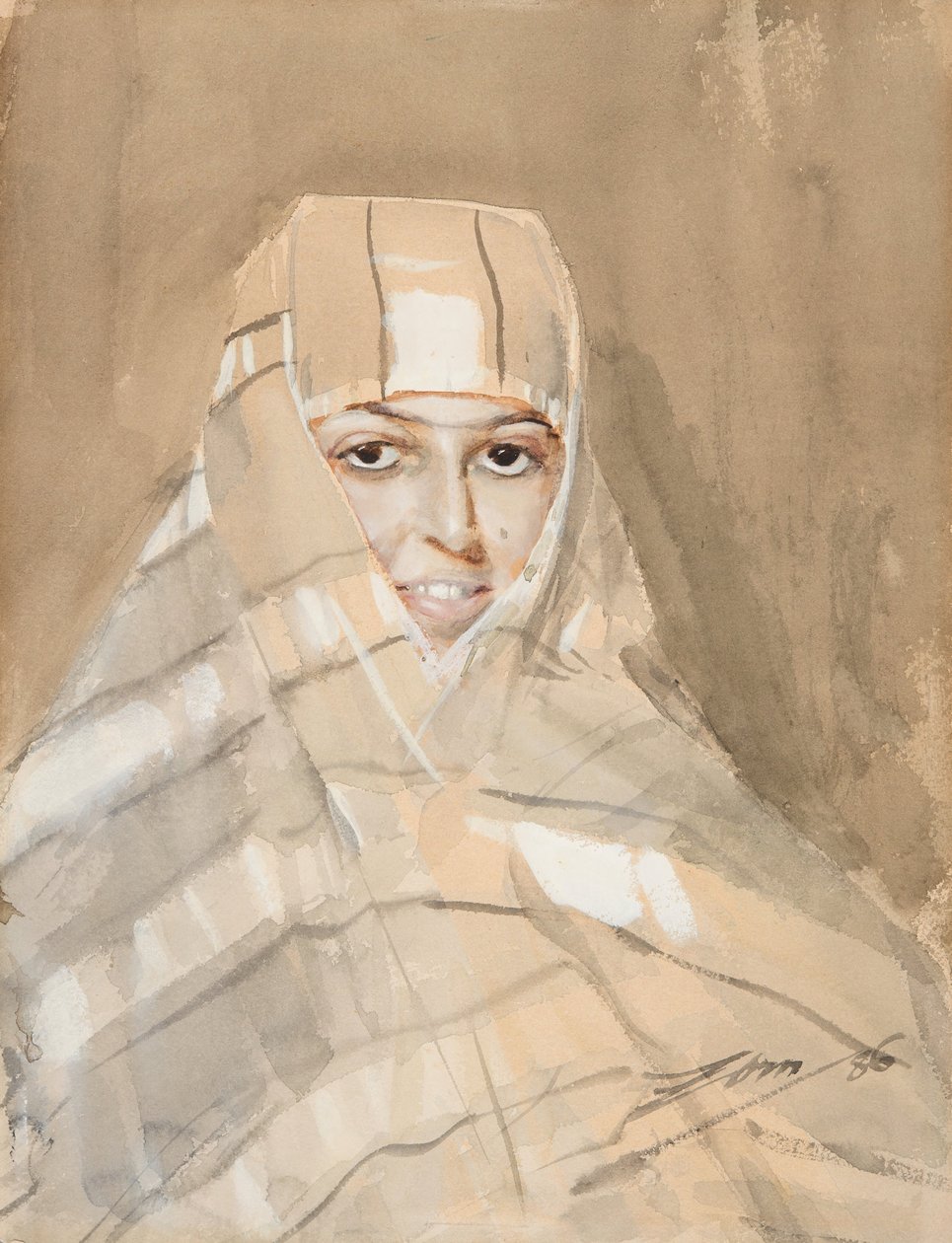 Beduinflicka av Anders Zorn