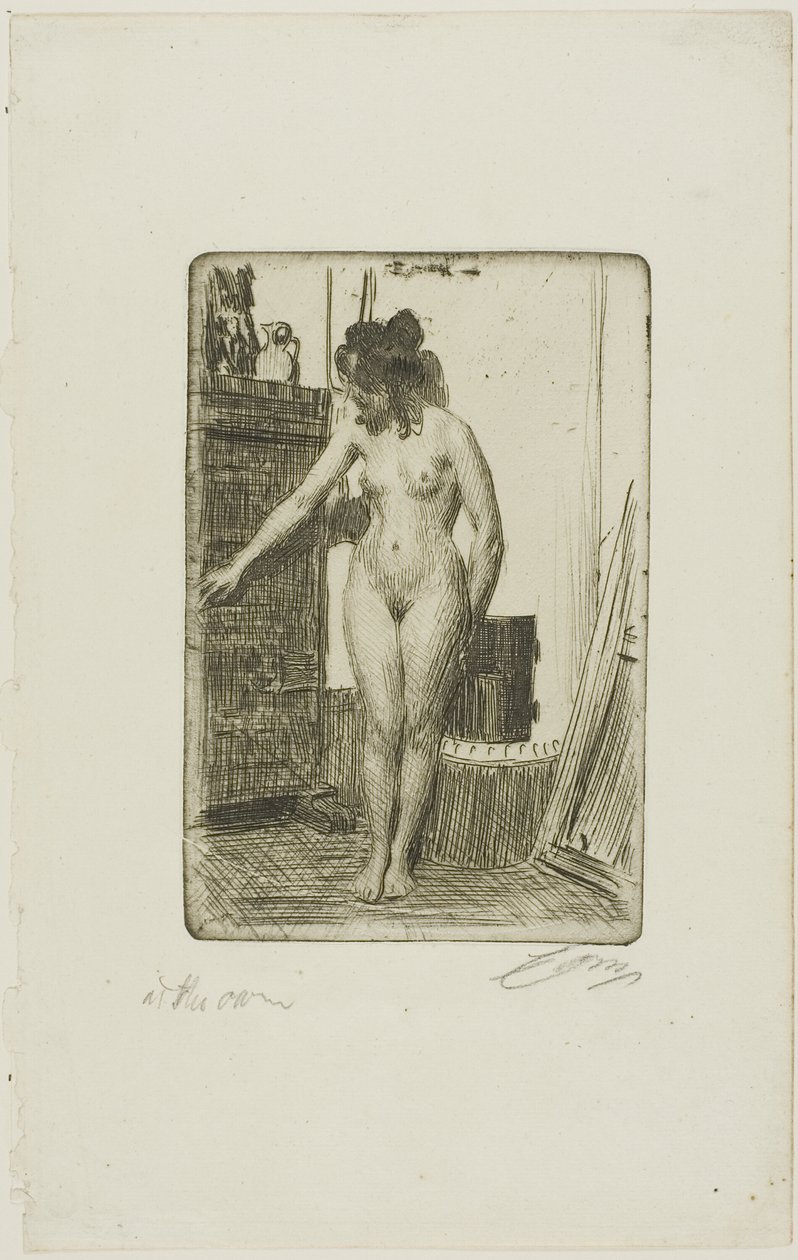 Innan kaminen av Anders Leonard Zorn