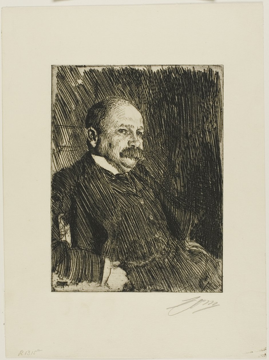 Överste Lamont III (byst) av Anders Leonard Zorn