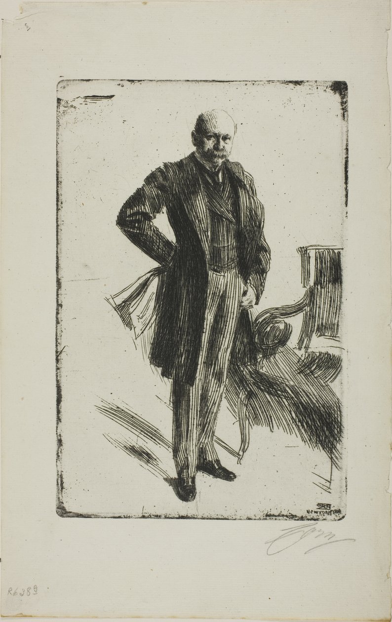 Överste Lamont I (hel längd) av Anders Leonard Zorn
