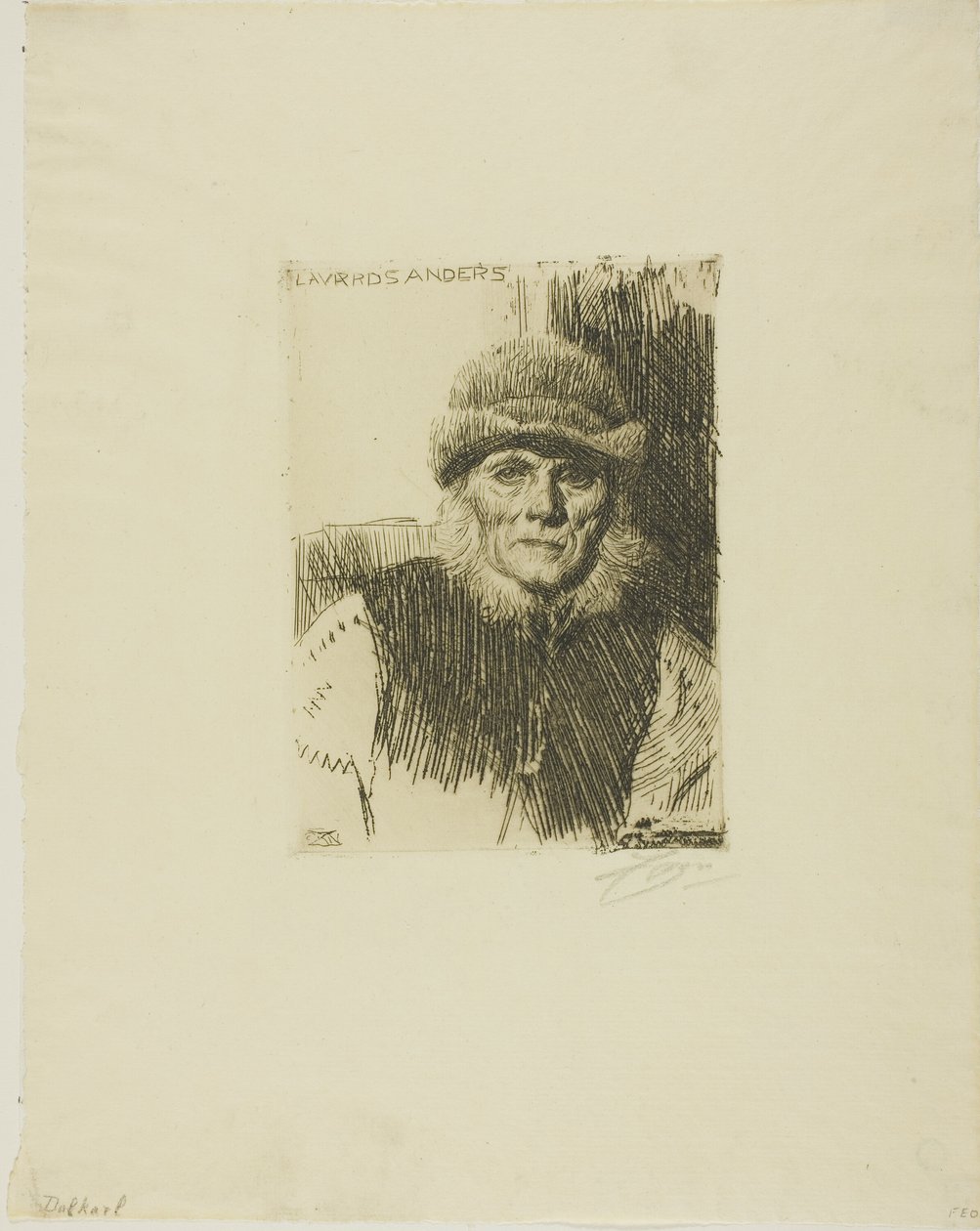 Dalebonde (Lavards Anders) av Anders Leonard Zorn