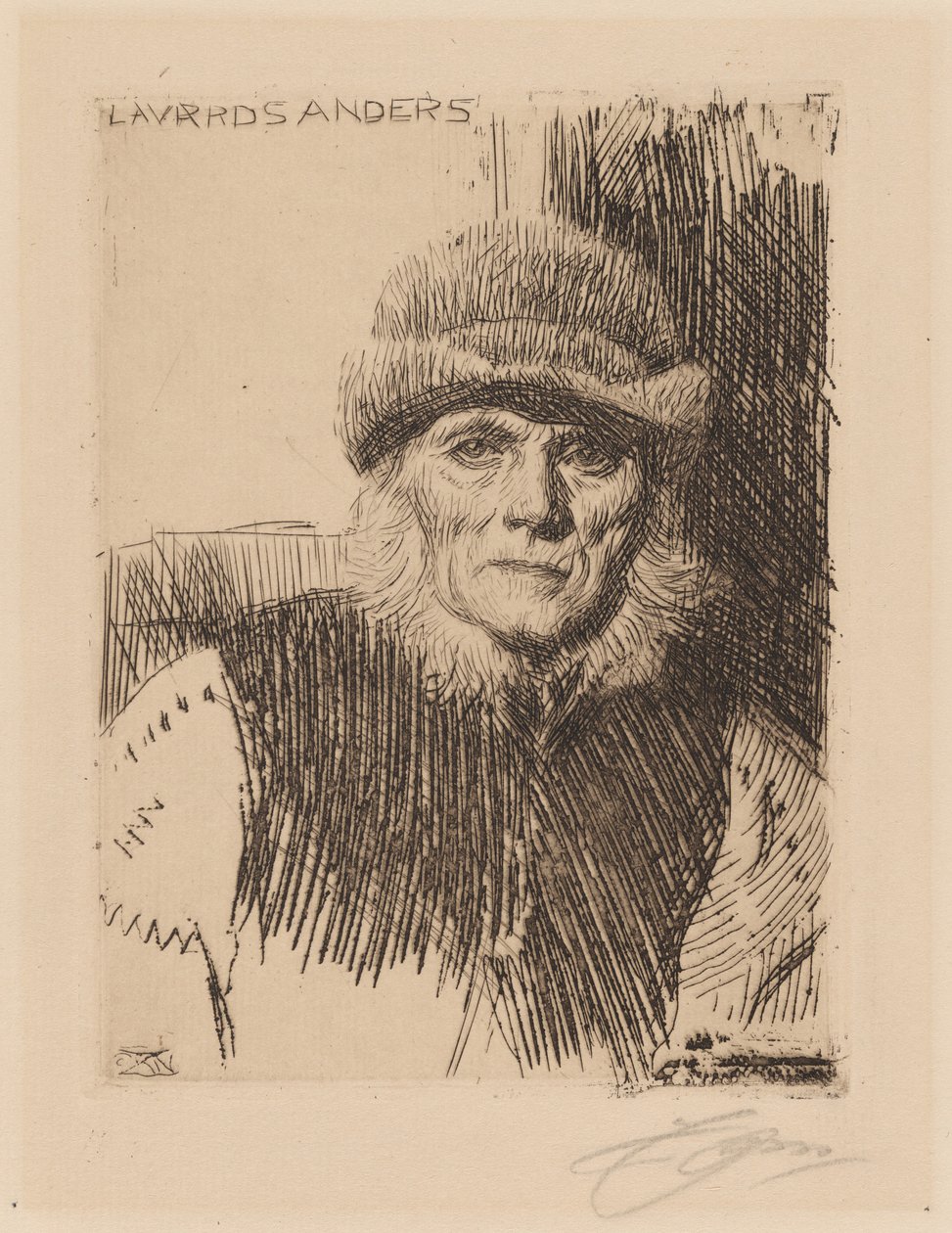 Dalkarlsk bonde (Lavards Anders) av Anders Zorn