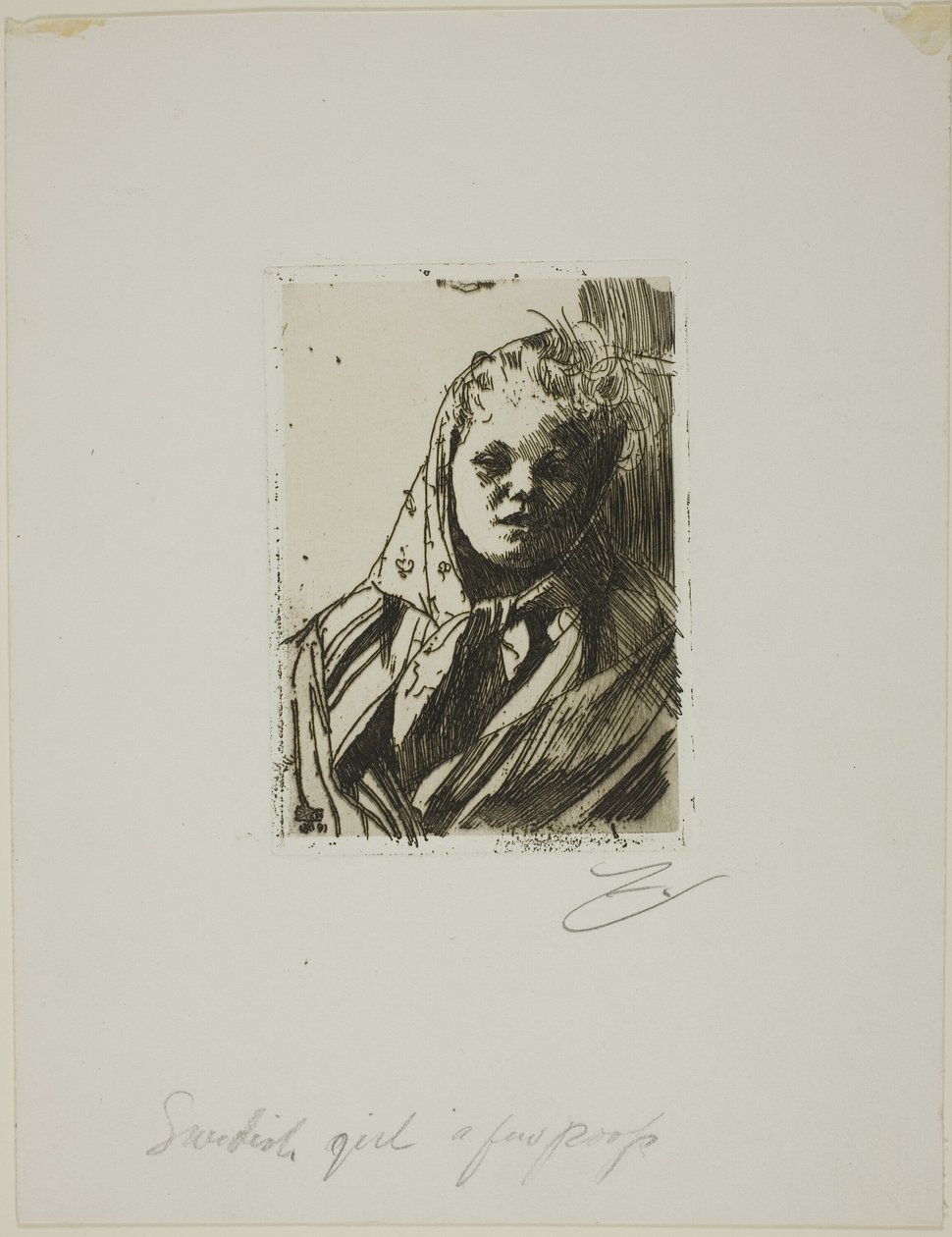 Dalarisk bondkvinna av Anders Leonard Zorn