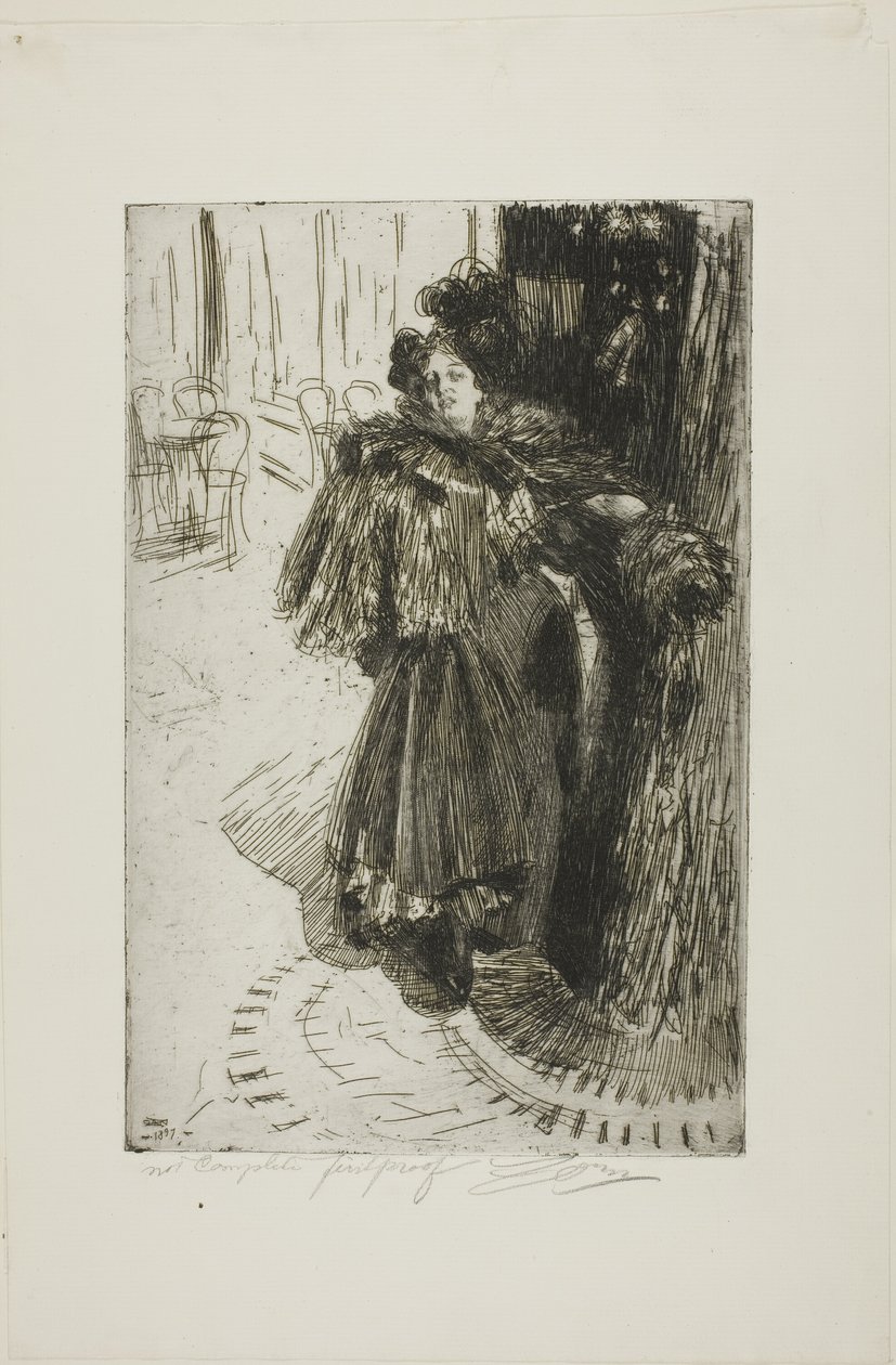 Effet de Nuit III av Anders Leonard Zorn