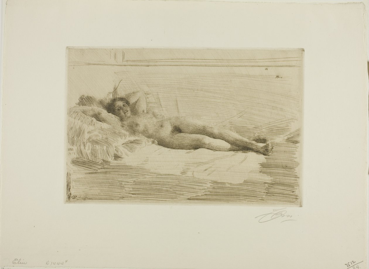 Elin av Anders Leonard Zorn
