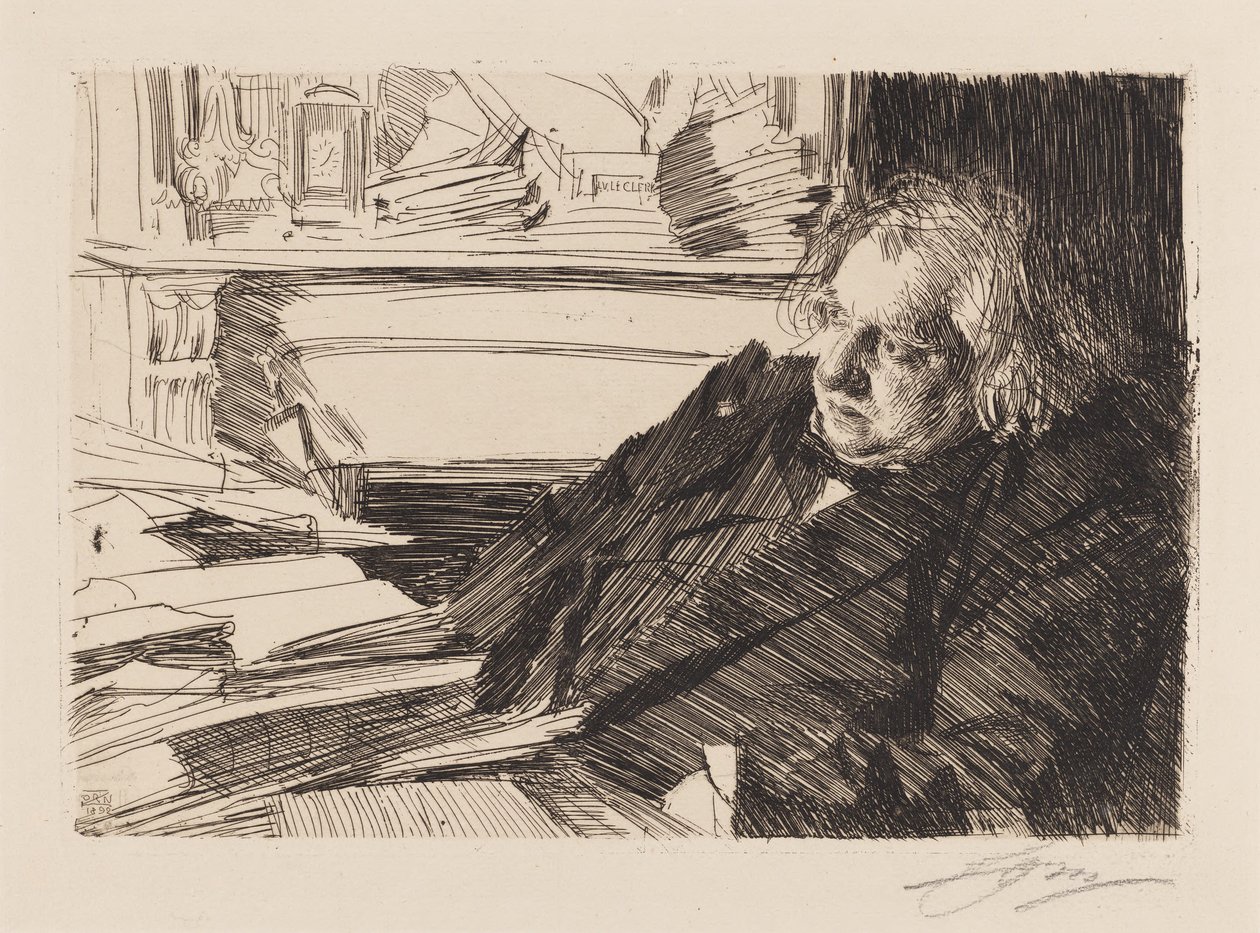 Ernest Renan av Anders Zorn