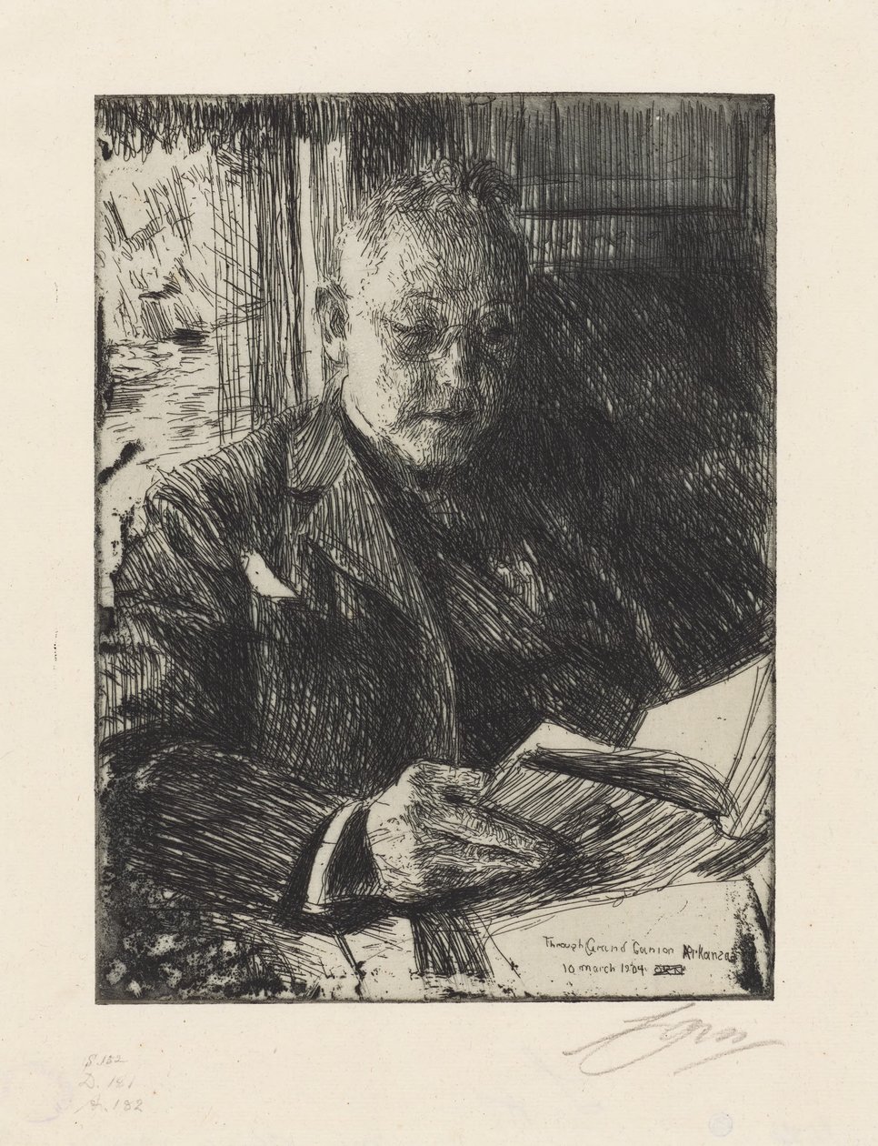 Medresenär, herr Ch. Deering av Anders Zorn