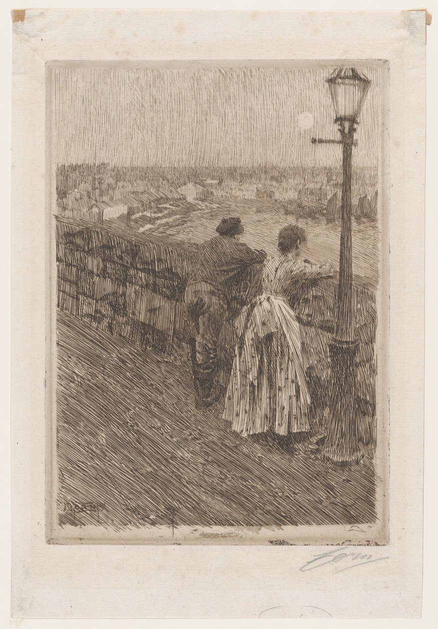 Fiskare vid Saint Ives av Anders Zorn