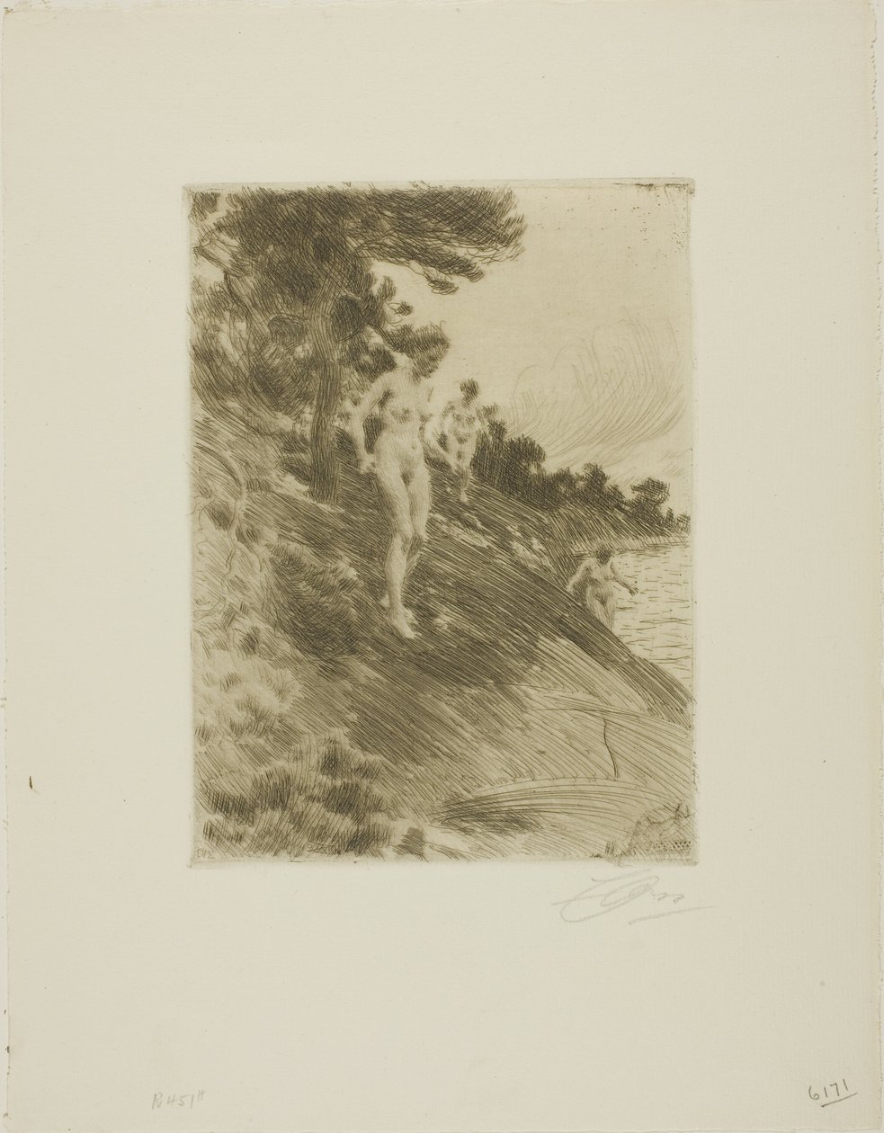 Skrämd av Anders Leonard Zorn